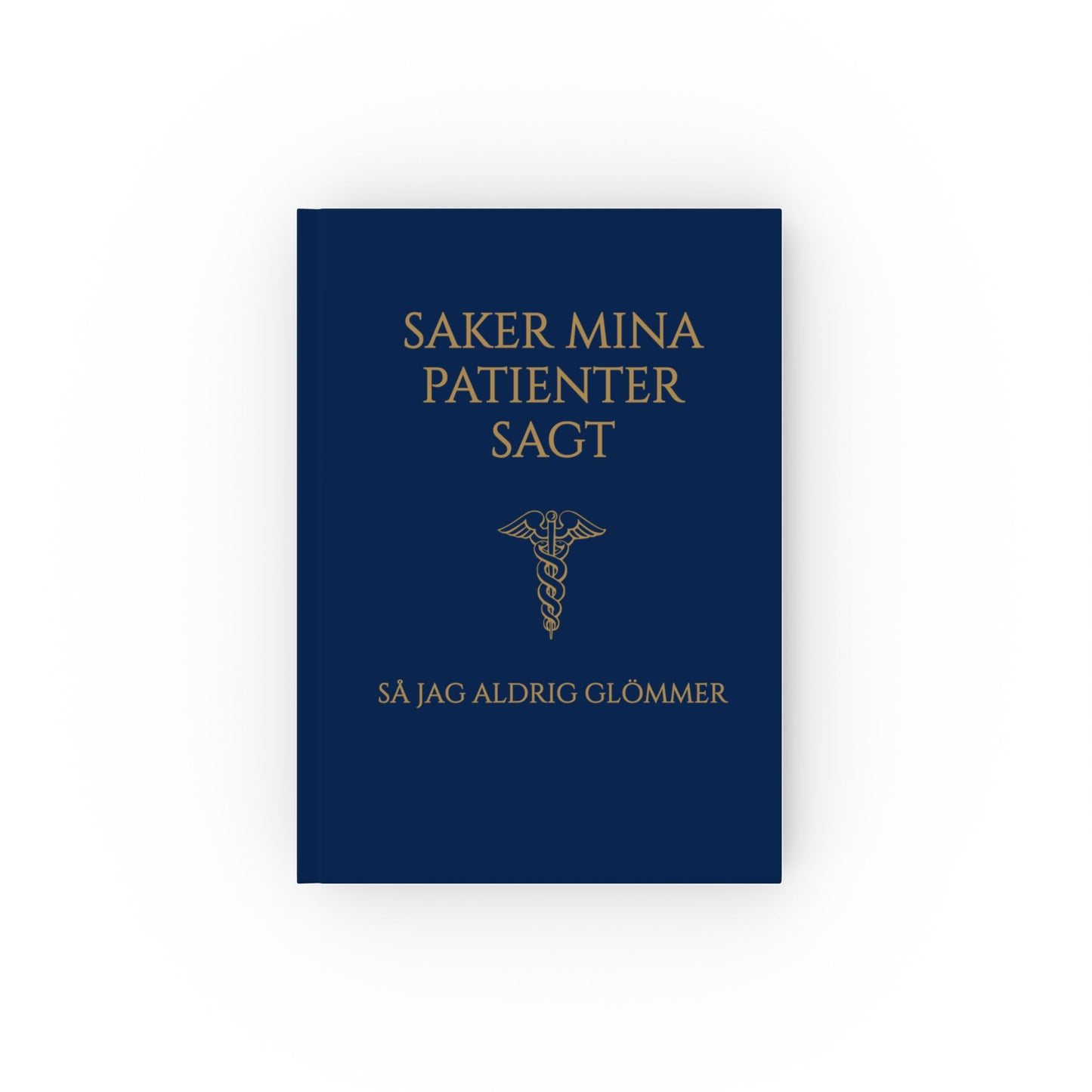 Anteckningsbok Läkare | Hårt Omslag | Saker Mina Patienter Sagt – En Doktors Minnesbank