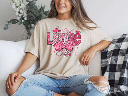 T-Shirt Läkare | Rosa Hjärtan