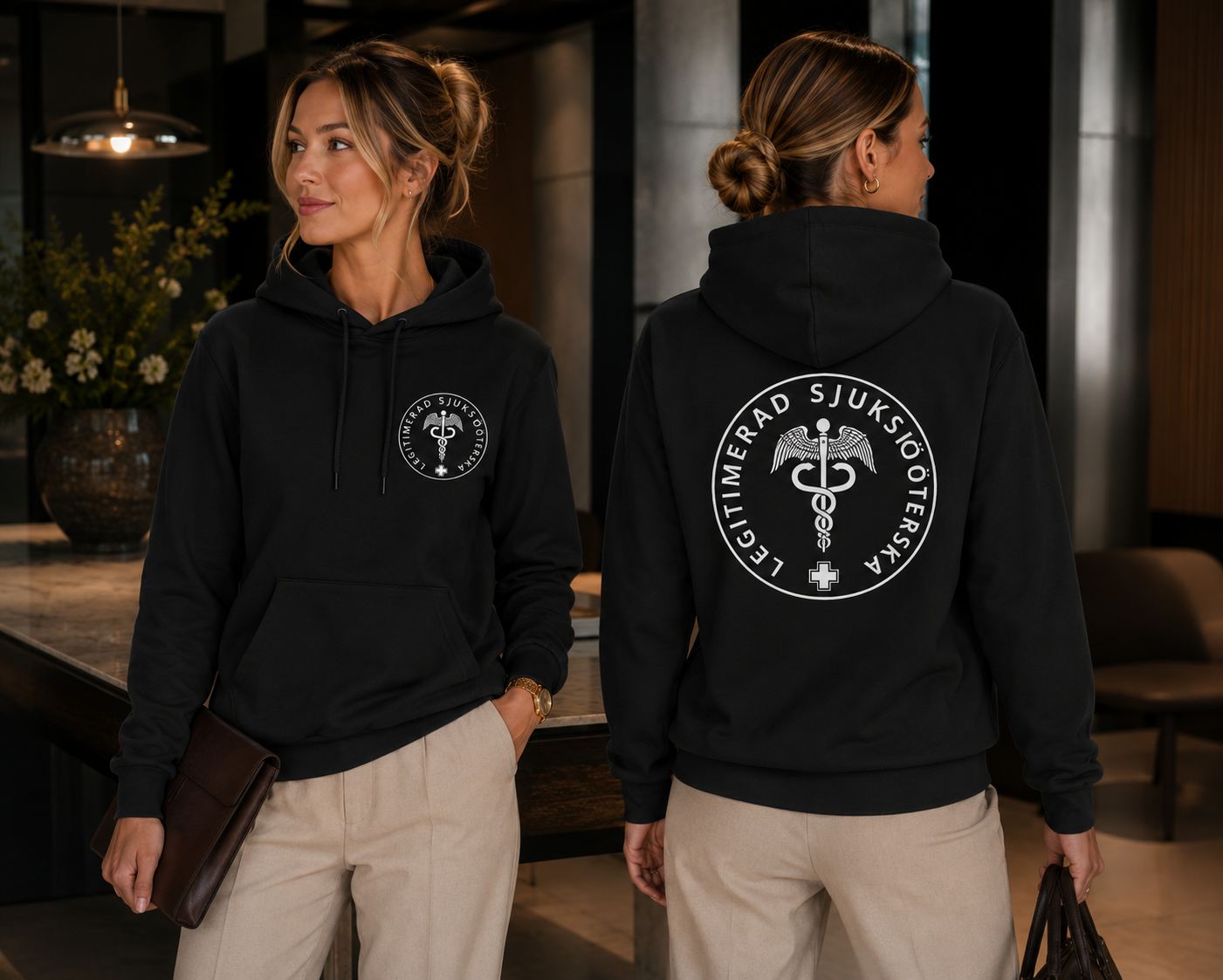 Legitimerad  Sjuksköterska Hoodie | Premiumkvalitet | Unisex