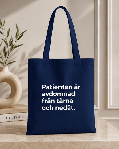 Journalgroda Avdomnad – Miljövänlig Tygväska i Ekologisk Bomull