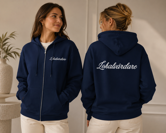 Lokalvårdare Ziptröja med dragkedja | Ekologisk Bomull  | Unisex