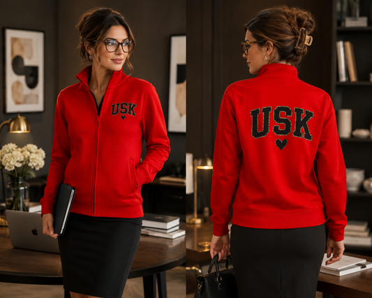 Undersköterska | Unisex sweatshirt med dragkedja