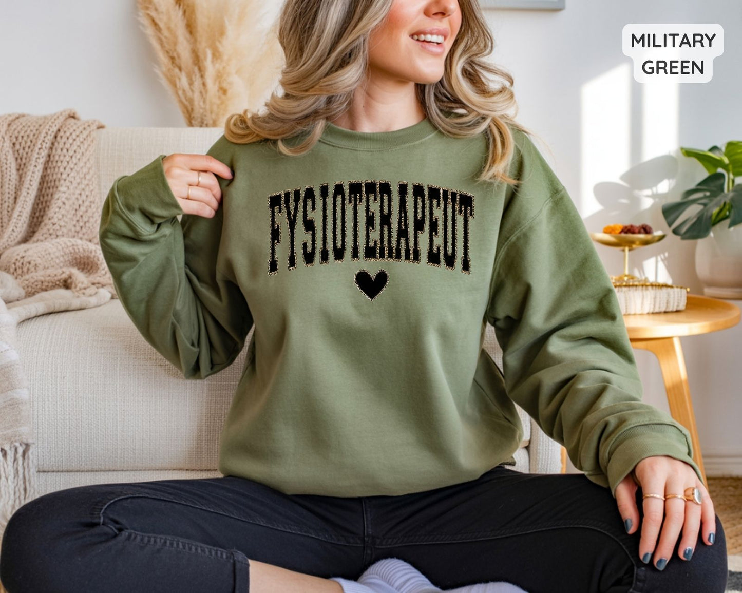 Sweatshirt Fysioterepeut | Unisex