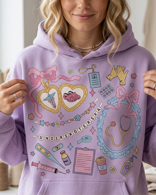 Undersköterska Luvtröja | USK Prylar | Unisex Premium Pullover Hoodie