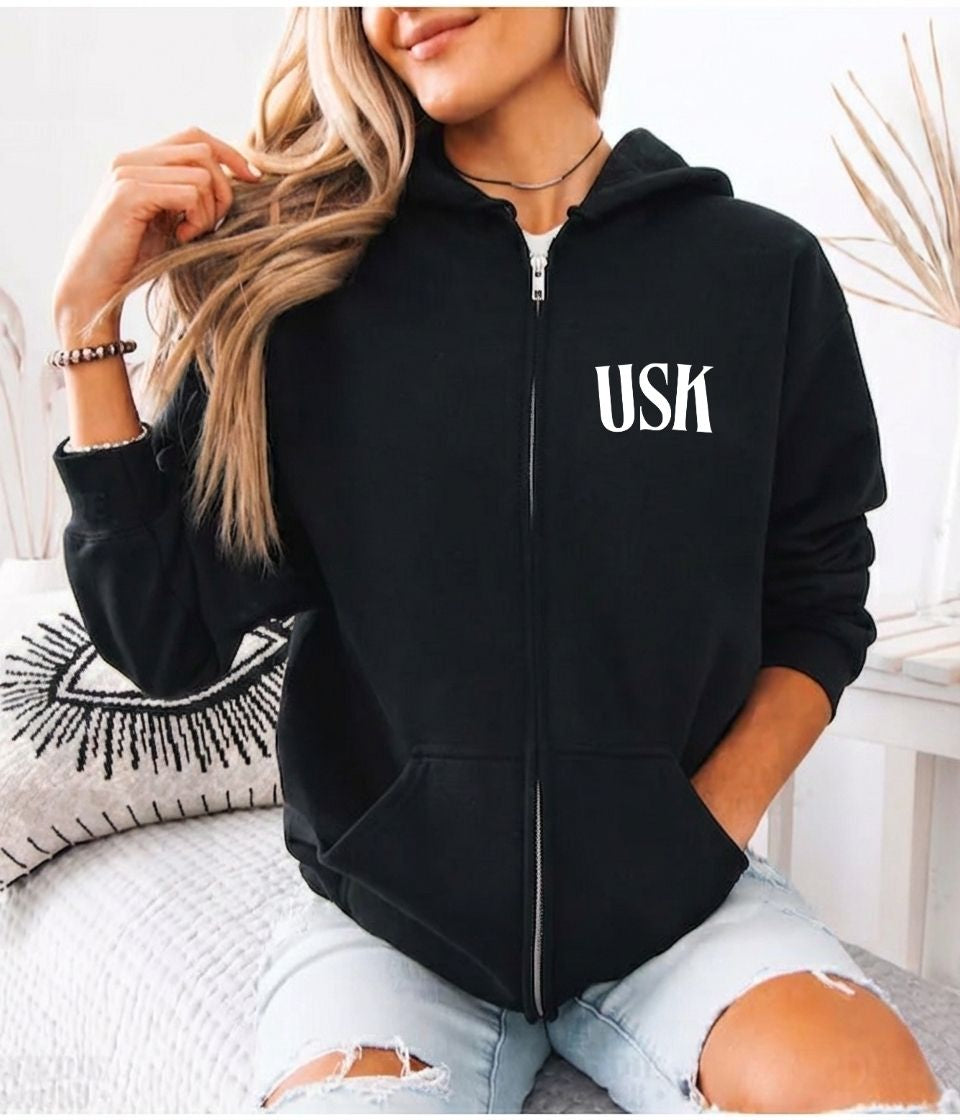 Undersköterska Ziptröja | Klassisk unisex hoodie med dragkedja