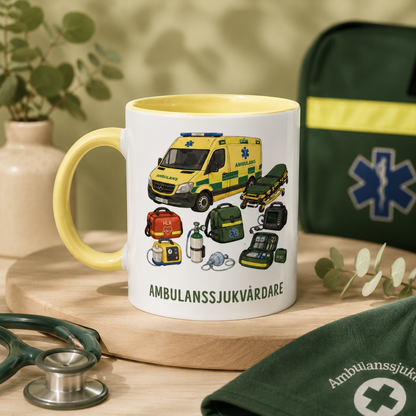 Ambulanssjukvårdare Mugg | Keramisk