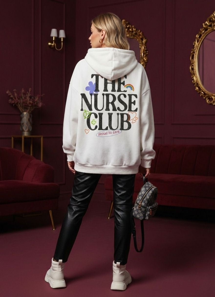Sjuksköterska Premium Hoodie | Unisex Luvtröja  | The Nurse Club