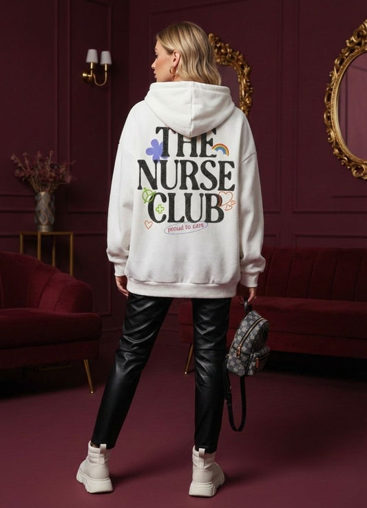 Sjuksköterska Premium Hoodie | Unisex Luvtröja  | The Nurse Club