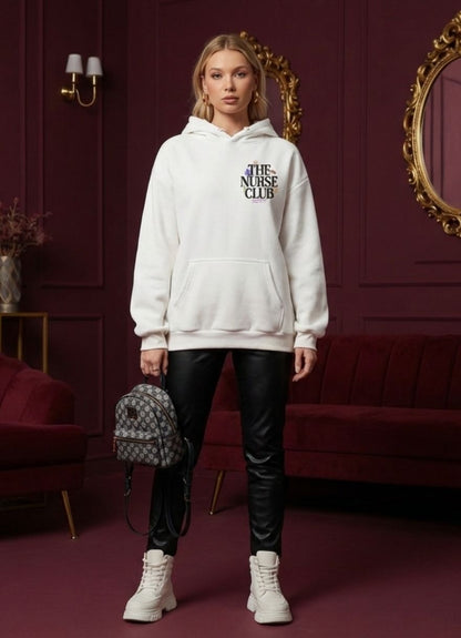 Sjuksköterska Premium Hoodie | Unisex Luvtröja  | The Nurse Club