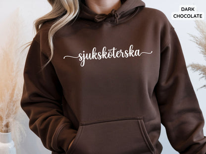 Sjuksköterska Luvtröja | Unisex Premium Pullover Hoodie