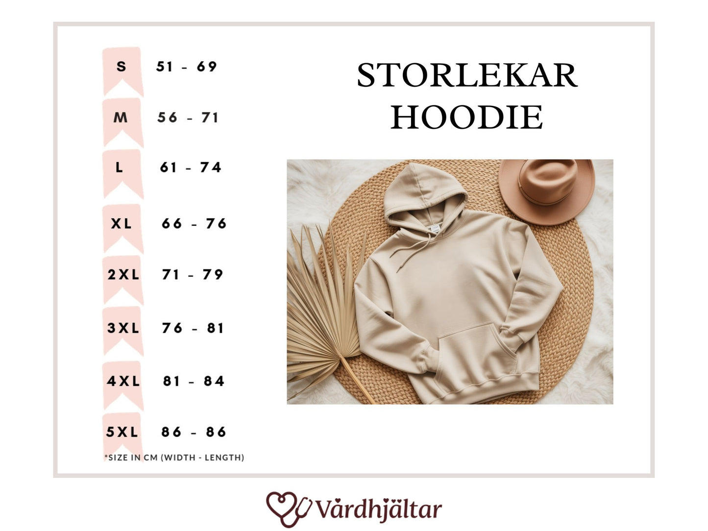 Undersköterska Luvtröja | USK Prylar | Unisex Premium Pullover Hoodie