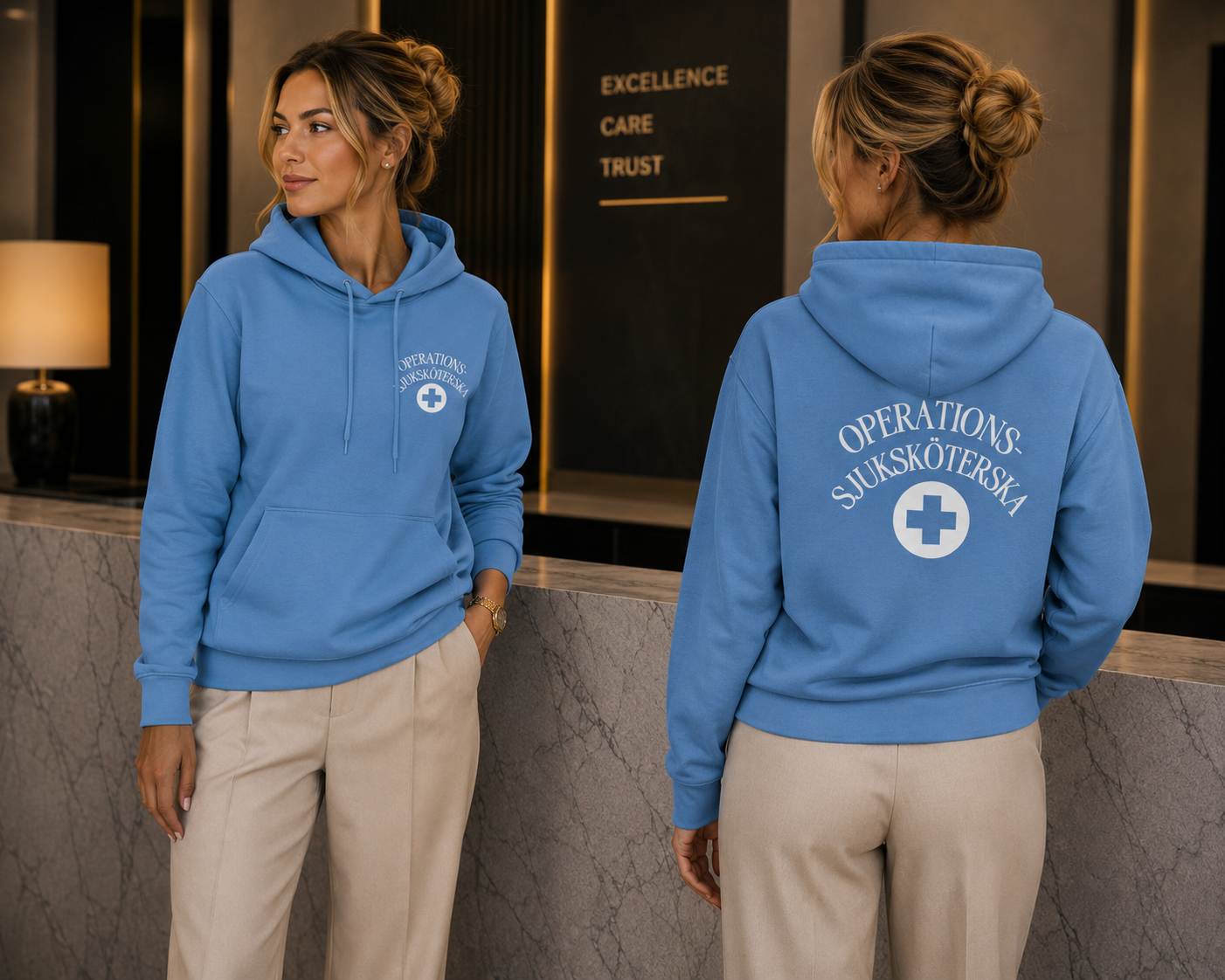 Operationssjuksköterska Hoodie | Unisex Premium Pullover Hoodie