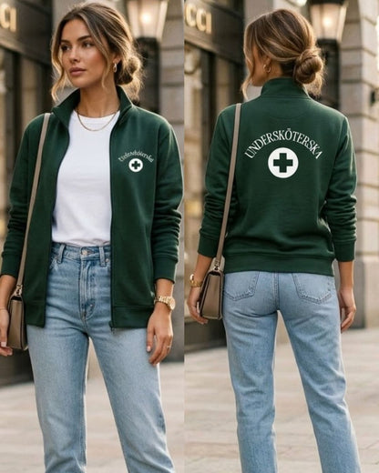 Undersköterska Ziptröja | Återvunnet Material | Unisex